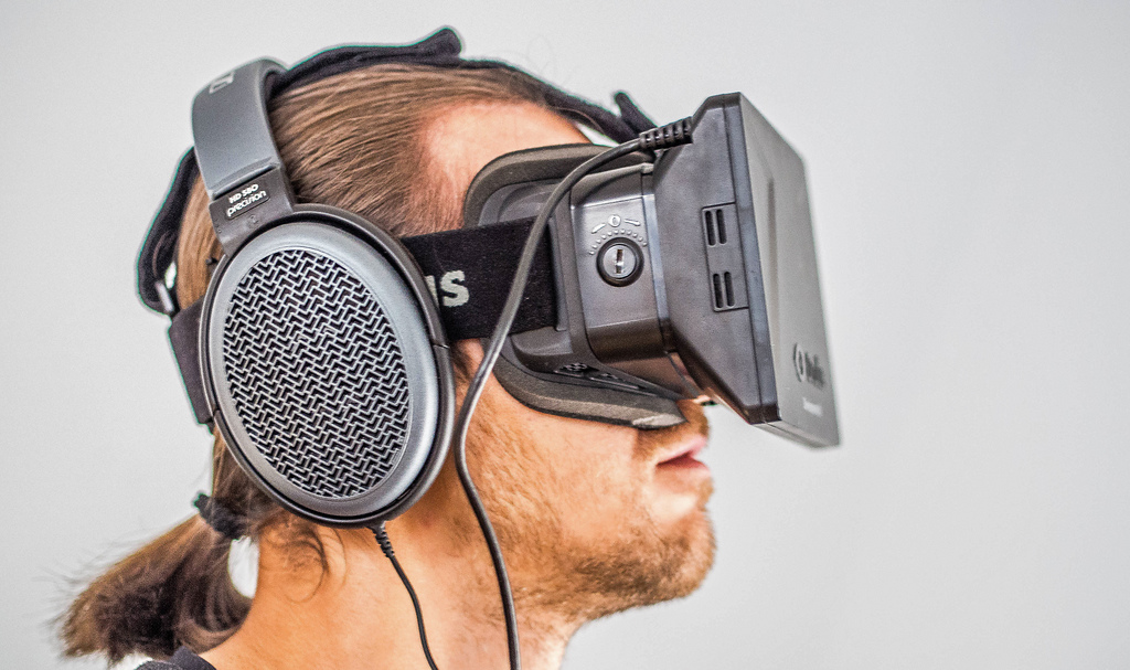 casco Oculus Rift de realidad virtual
